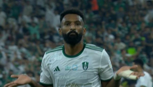 هدف الاهلي الاول في مرمي الاتحاد بالدوري السعودي فراس البريكان