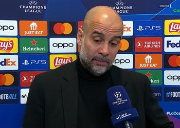 جوارديولا نريد التأهل أمام ملوك دوري الأبطال ولاعب مانشستر سيتي كان غاضب ا لتبديله