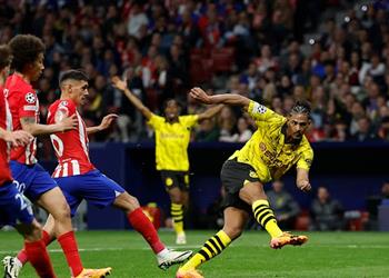 فيديو هالر يسجل هدف بوروسيا دورتموند الأول أمام أتلتيكو مدريد