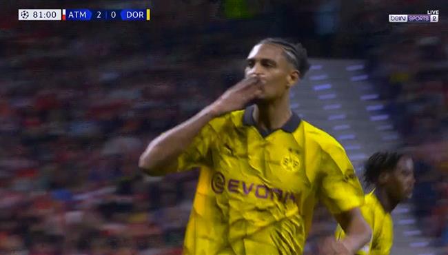 هدف بوروسيا دورتموند الاول في مرمي اتلتيكو مدريد بدوري ابطال اوروبا