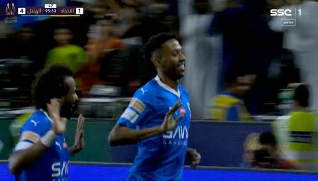 هدف الهلال الرابع في مرمي الاتحاد بكاس السوبر السعودي