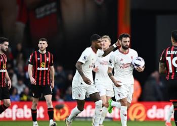 مانشستر يونايتد يتعادل مع بورنموث في الدوري الإنجليزي