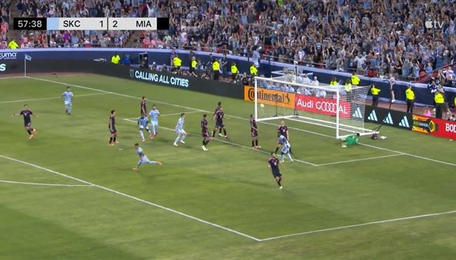 هدف أكثر من رائع في مباراة انتر ميامي وسبورتنج كانساس سيتي