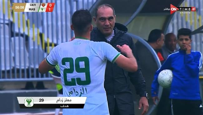 هدف صاروخي في مباراة المصري وسيراميكا كليوباترا بالدوري المصري