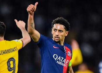 ماركينيوس يحفز لاعبي باريس سان جيرمان لريمونتادا تاريخية أمام برشلونة