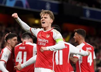 تشكيل آرسنال أمام بايرن ميونخ في دوري أبطال أوروبا موقف أوديجارد والنني على مقاعد البدلاء