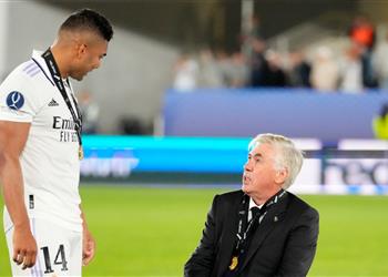 كاسيميرو ترددت في الرحيل عن ريال مدريد بسبب بكاء أنشيلوتي