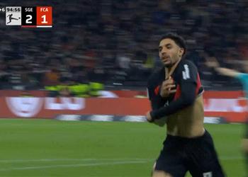 تقييم عمر مرموش بعد هدفه في مباراة آينتراخت فرانكفورت وأوجسبورج