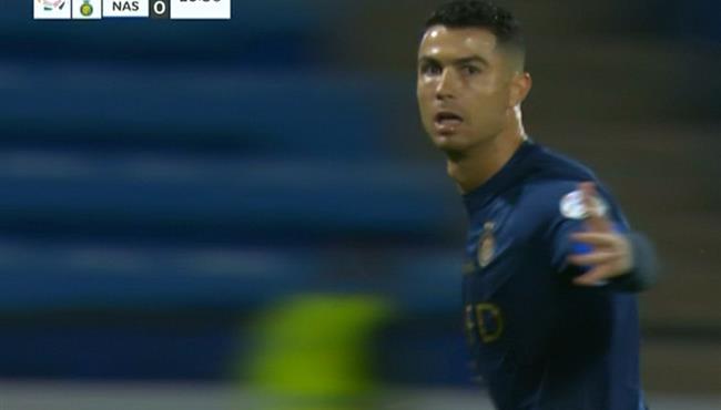 هدف رونالدو الاول في مرمي ابها بالدوري السعودي