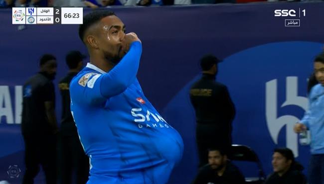 هدف مالكوم في مرمي الاخدود بالدوري السعودي