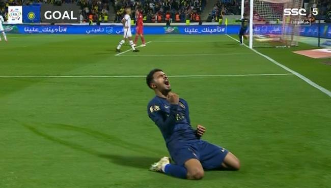 هدف النصر الثامن في مرمي ابها بالدوري السعودي