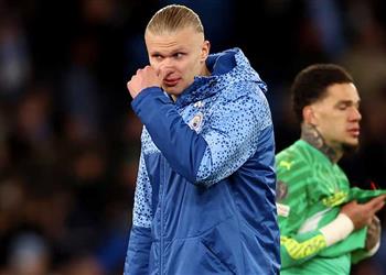 جوارديولا يثير الشكوك بشأن مشاركة هالاند أمام برايتون