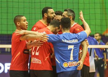 الأهلي يفوز على إسبوار الكونغولي ويتأهل إلى دور الـ8 من بطولة إفريقيا لكرة الطائرة