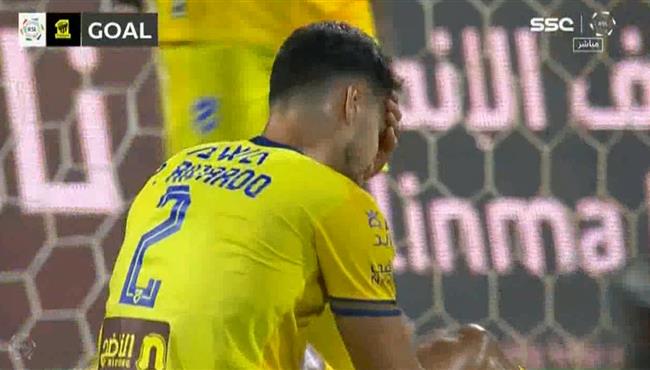 هدف الاتحاد الثاني الكوميدي في مرمي الحزم بالدوري السعودي