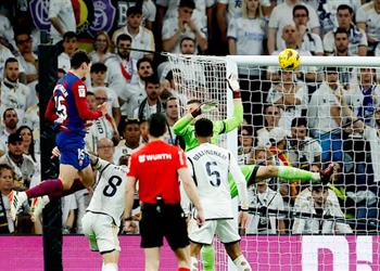 فيديو كريستنسن يسجل هدف برشلونة الأول أمام ريال مدريد