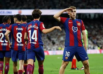 فيديو فيرمين لوبيز يسجل هدف برشلونة الثاني أمام ريال مدريد