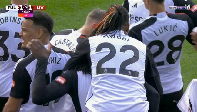 هدف تعادل فولهام مع ليفربول 1 1 الدوري الانجليزي