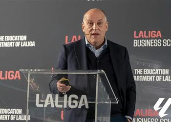 تيباس ي علق على واقعة الهدف الشبح في الكلاسيكو ويؤكد إقامة مباريات الليجا خارج إسبانيا