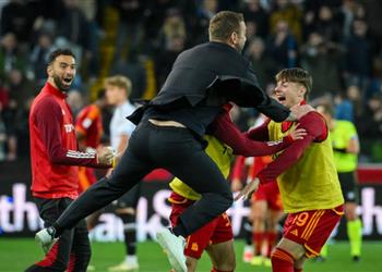 فيديو بعد سقوط نديكا المرعب روما يستكمل مباراته أمام أودينيزي وينتصر بهدف قاتل