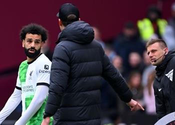 أول تعليق من كلوب على شجاره مع محمد صلاح في مباراة ليفربول ووست هام