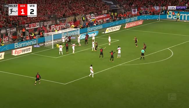 اهداف مباراة باير ليفركوزن وشتوتجارت (2-2) الدوري الالماني