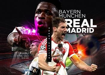 موعد والقناة الناقلة لمباراة ريال مدريد وبايرن ميونخ اليوم في دوري أبطال أوروبا والمعلق