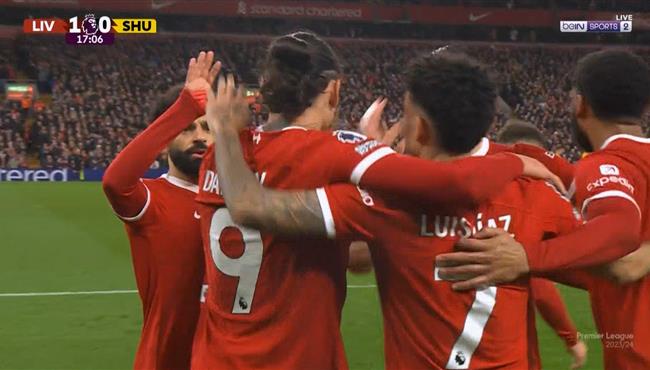 اهداف مباراة ليفربول وشيفيلد يونايتد 3 1 الدوري الانجليزي