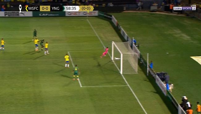 هدف يانج افريكانز غير المحتسب أمام صن داونز في دوري أبطال أفريقيا
