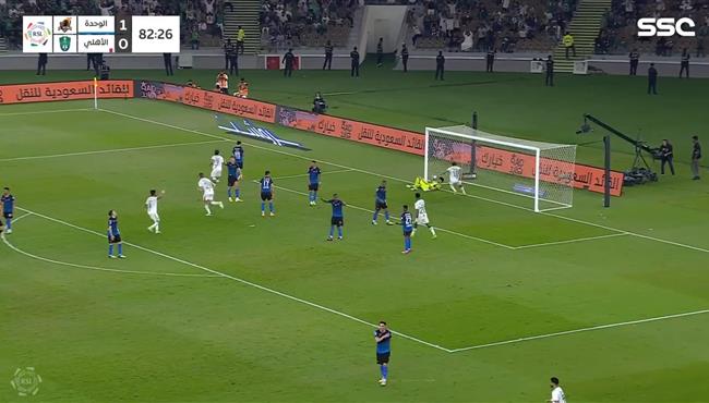 اهداف مباراة الاهلي والوحدة 1 1 الدوري السعودي