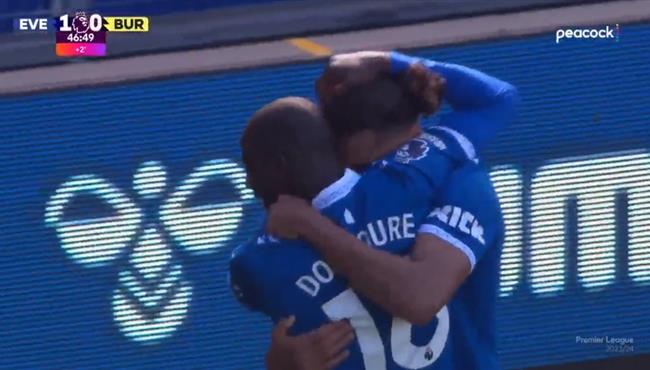 هدف فوز ايفرتون علي بيرنلي 1 0 الدوري الانجليزي