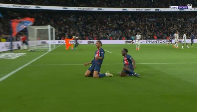 هدف باريس سان جيرمان الملغي في مرمي كليرمون بالدوري الفرنسي