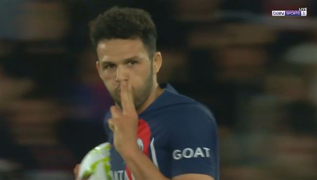 هدف جونزالو راموس في مرمي كليرمون اسيست مبابي