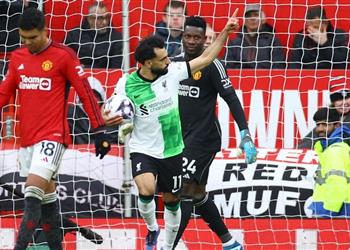 فيديو محمد صلاح يسجل هدف تعادل ليفربول أمام مانشستر يونايتد