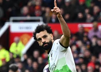 محمد صلاح ي حقق 3 أرقام قياسية بعد هدفه أمام مانشستر يونايتد