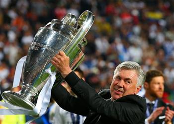 أنشيلوتي ينتظر رقم ا تاريخي ا في مباراة ريال مدريد ومانشستر سيتي