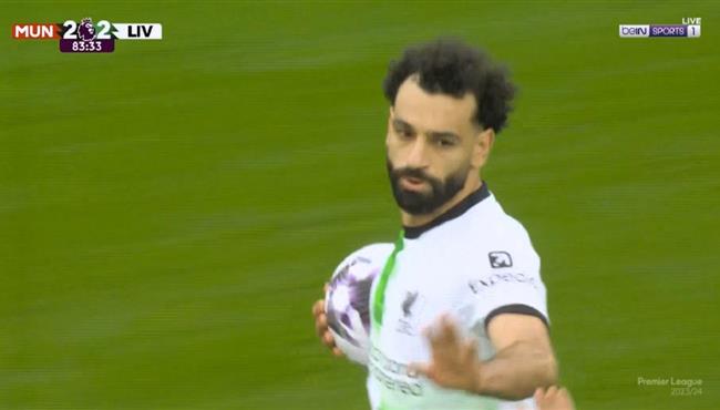 هدف محمد صلاح في مرمي مانشستر يونايتد بالدوري الانجليزي