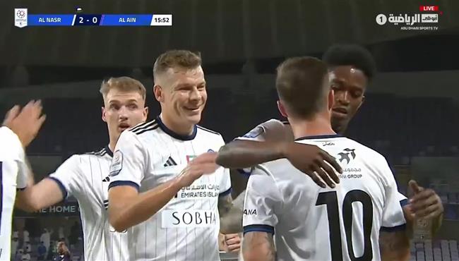 اهداف مباراة النصر والعين 3 1 الدوري الاماراتي