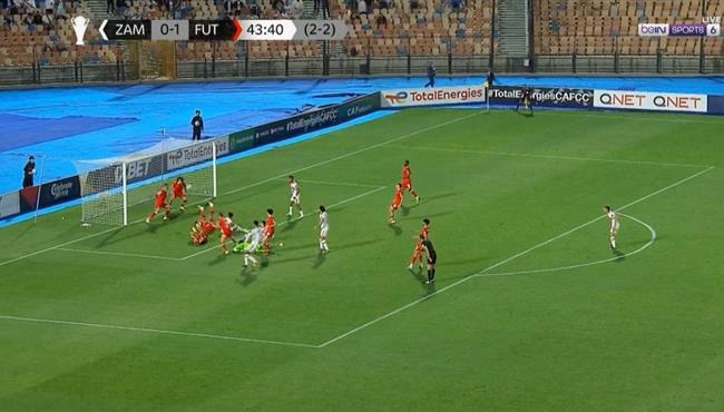 احمد عاطف ينقذ هدف محقق للزمالك من علي خط المرمي