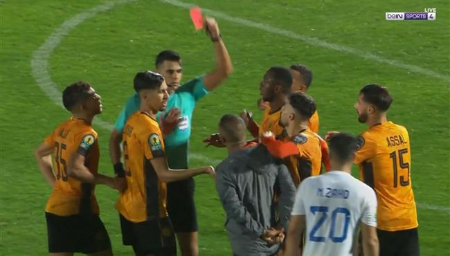 هدف نهضة بركان الملغي امام ابو سليم ومحمد معروف يطرد لاعب نهضة بركان بسبب الاعتراض