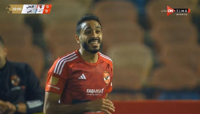 كهربا يهدر هدف محقق لاهلي امام انبي بالدوري المصري