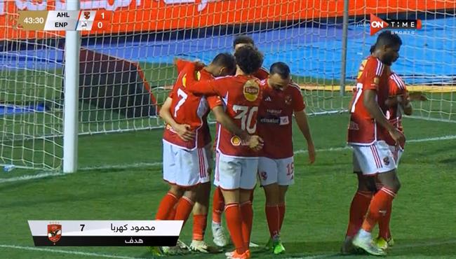 اهداف مباراة الاهلي وانبي 2 2 الدوري المصري