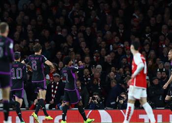 فيديو جنابري يسجل هدف تعادل بايرن ميونخ أمام آرسنال