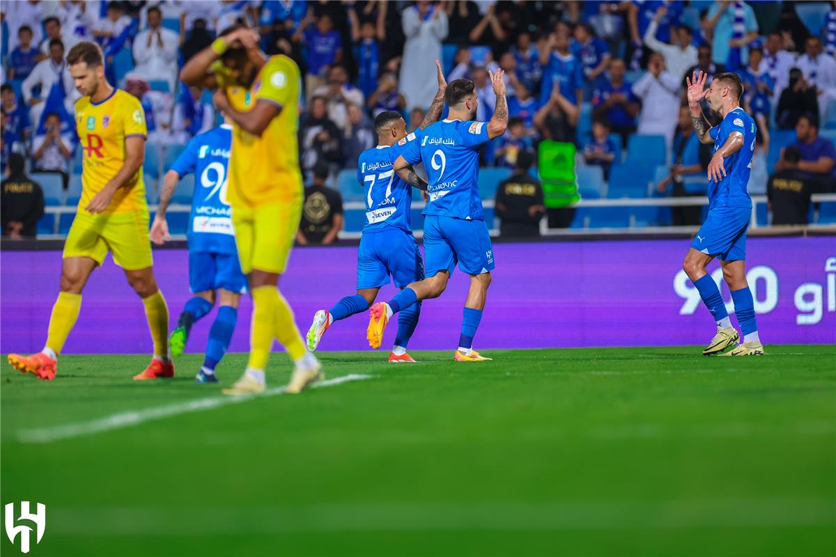 فوز الهلال على الحزم