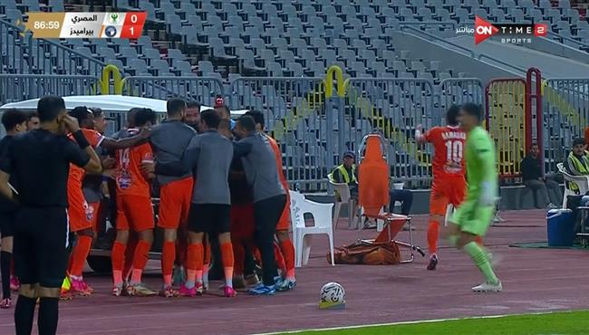 هدف فوز بيراميدز علي المصري (1-0) الدوري المصري