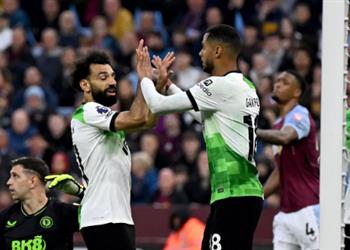 فيديو ملخص لمسات محمد صلاح في مباراة ليفربول وأستون فيلا