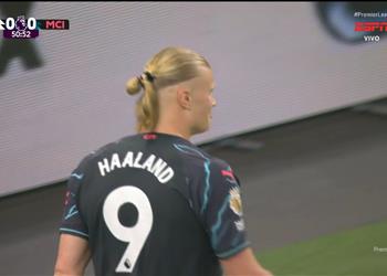 فيديو هالاند يسجل هدف مانشستر سيتي الأول أمام توتنهام