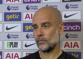 جوارديولا يوجه نصيحة إلى توتنهام بعد فوز مانشستر سيتي ويصر ح أفكر في ثلاثي وست هام