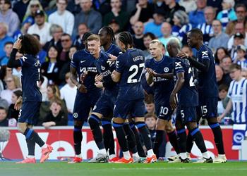 فيديو تشيلسي ي حقق فوز ا صعب ا على برايتون في الدوري الإنجليزي