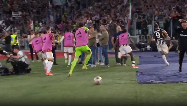 هدف فلاهوفيتش الملغي امام اتالانتا في نهائي كاس ايطاليا