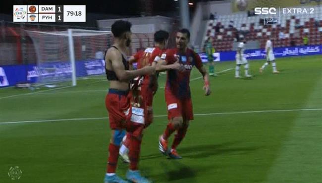 اهداف مباراة ضمك والفيحاء 1 1 الدوري السعودي